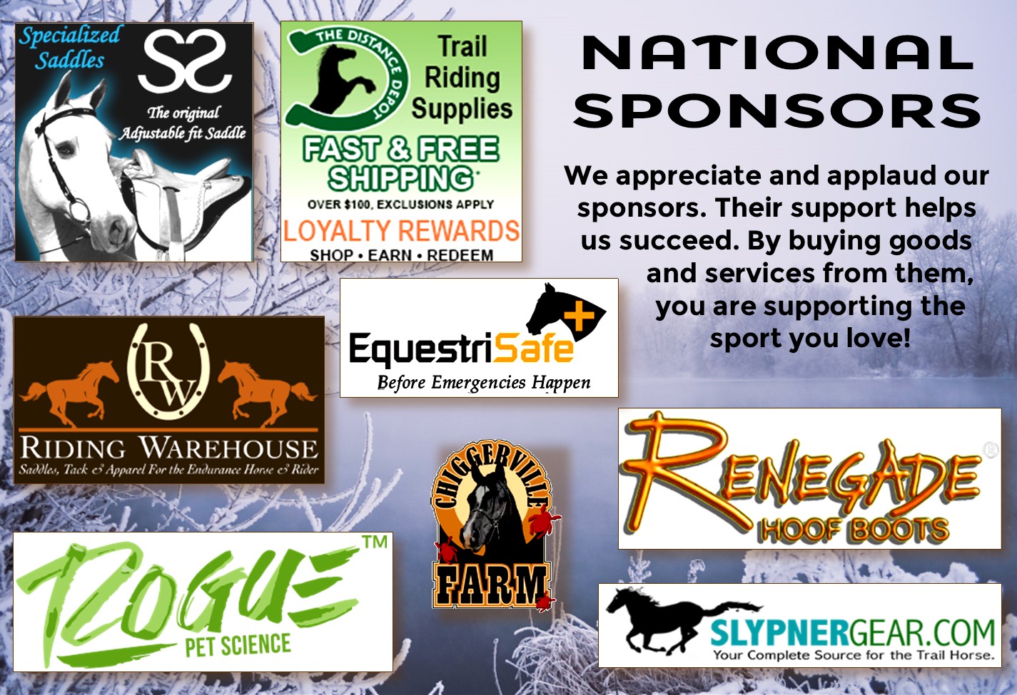 NATRC Sponsors