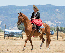Angie Riding Sidesaddle